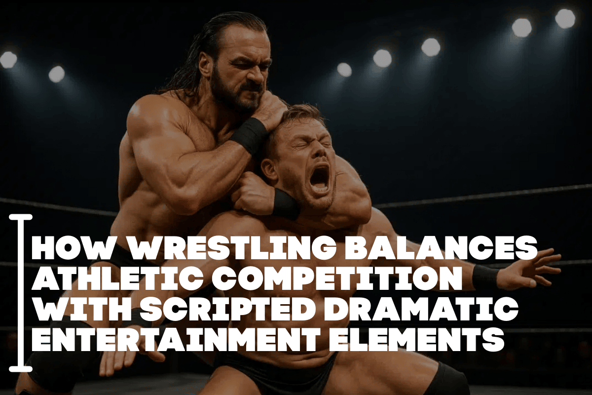 How Wrestling Balances Athletic Competition With Scripted Dramatic Entertainment Elements