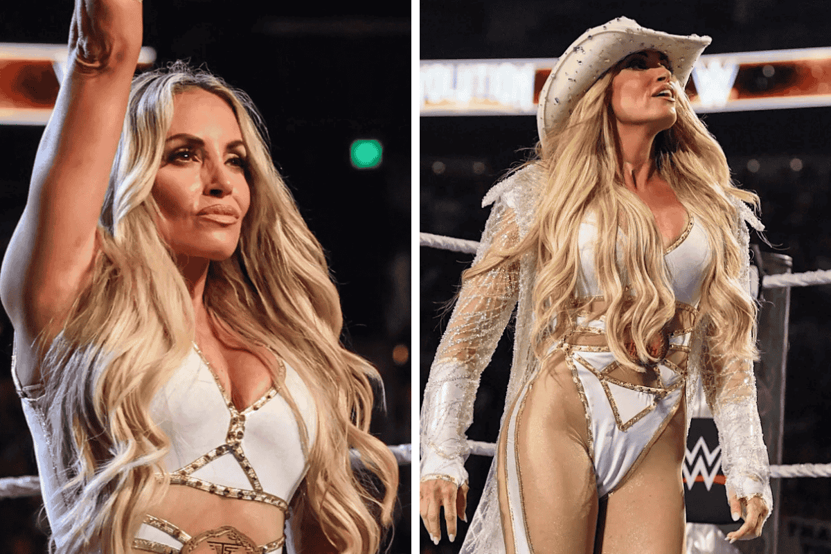 Trish Stratus Offers Advice to AJ Lee Ahead of WWE Elimination Chamber (Exclusive)